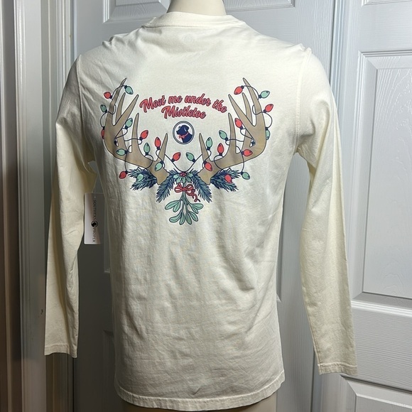 Southern Proper Meet Me Under The Mistletoe T Shirt Long Sleeve S READ - Picture 3 of 5